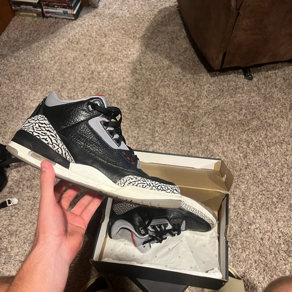 Jordan 3 Black Cement
